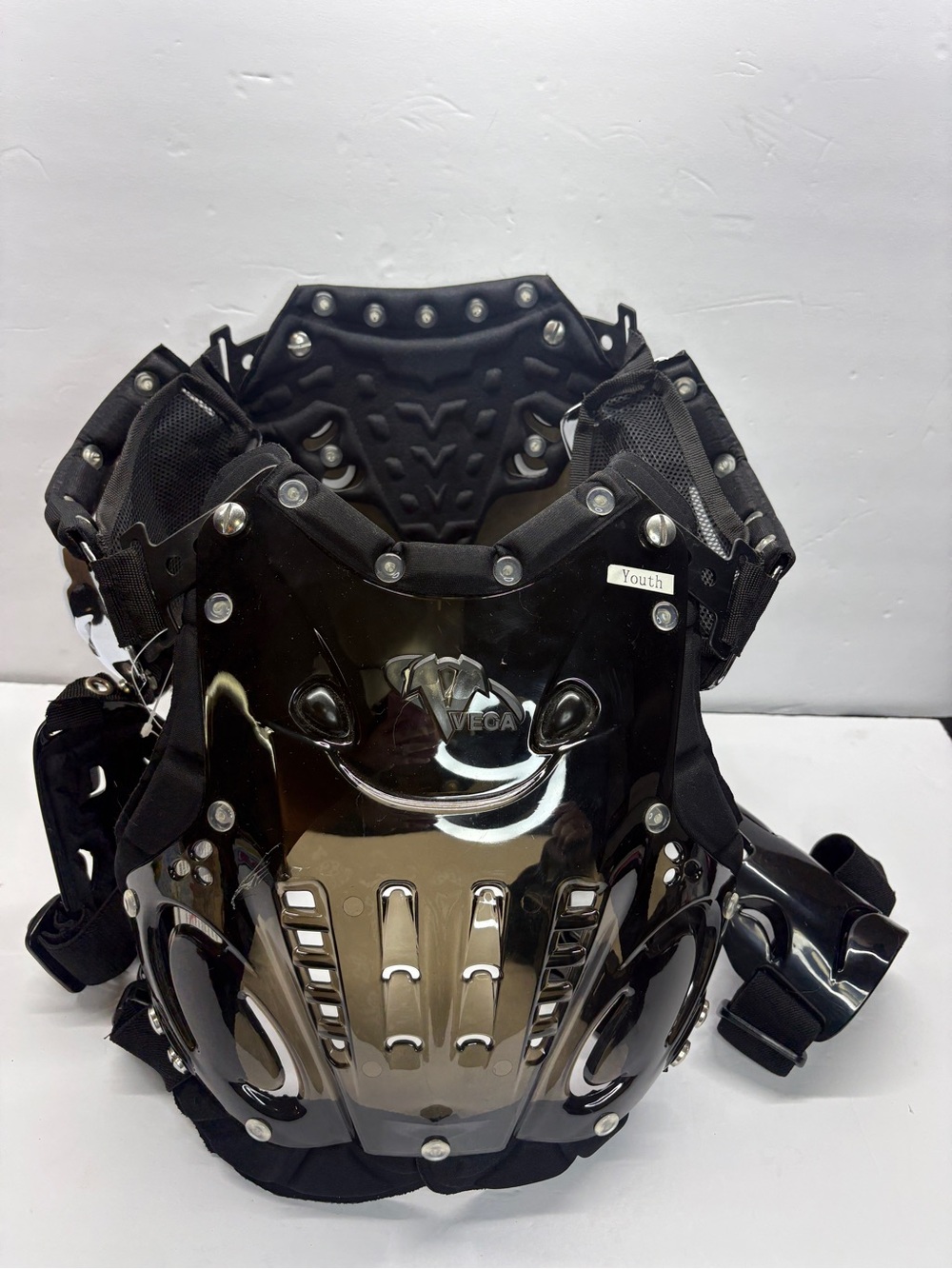 NWT Vega Youth Motocross Chest Protector Dirt Bike Roost Deflector
